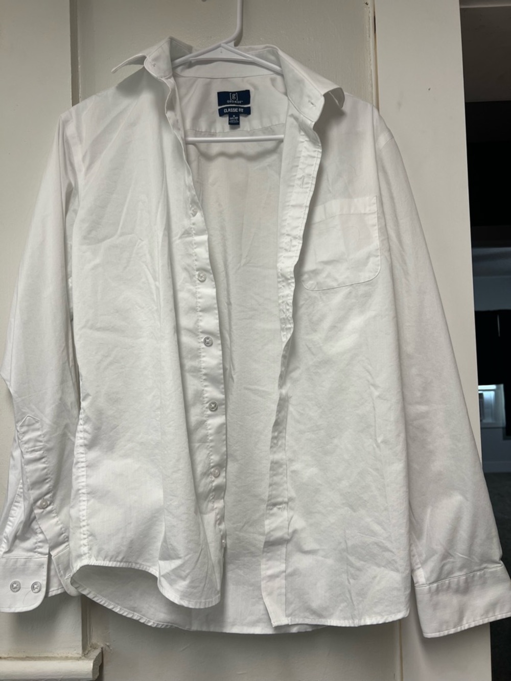 George White Men’s Button-Up Dress Shirt